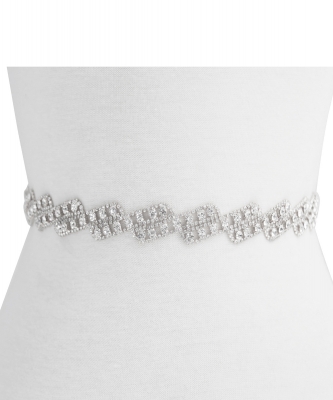 Rhinestone Bridal Belt BT810003 SILVERCL